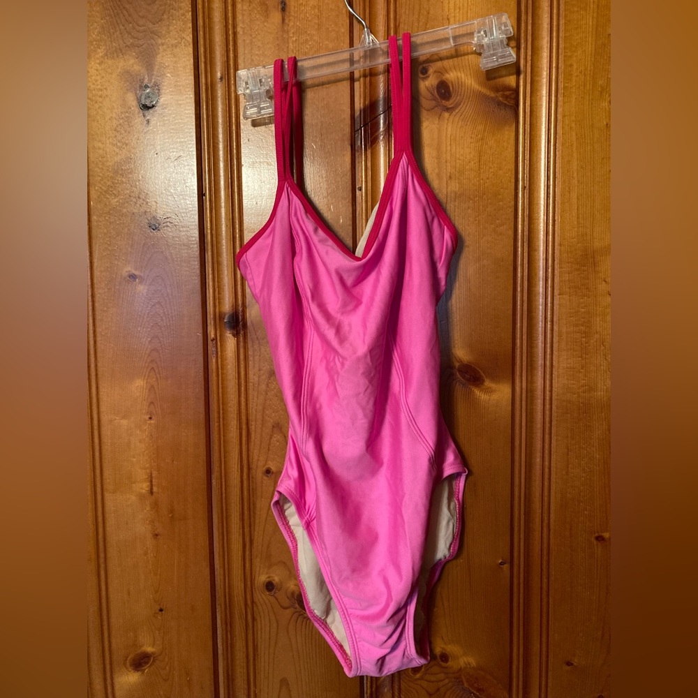 Size Medium Womens  Beach Cabana one piece bathing suit 🩱 pretty pink